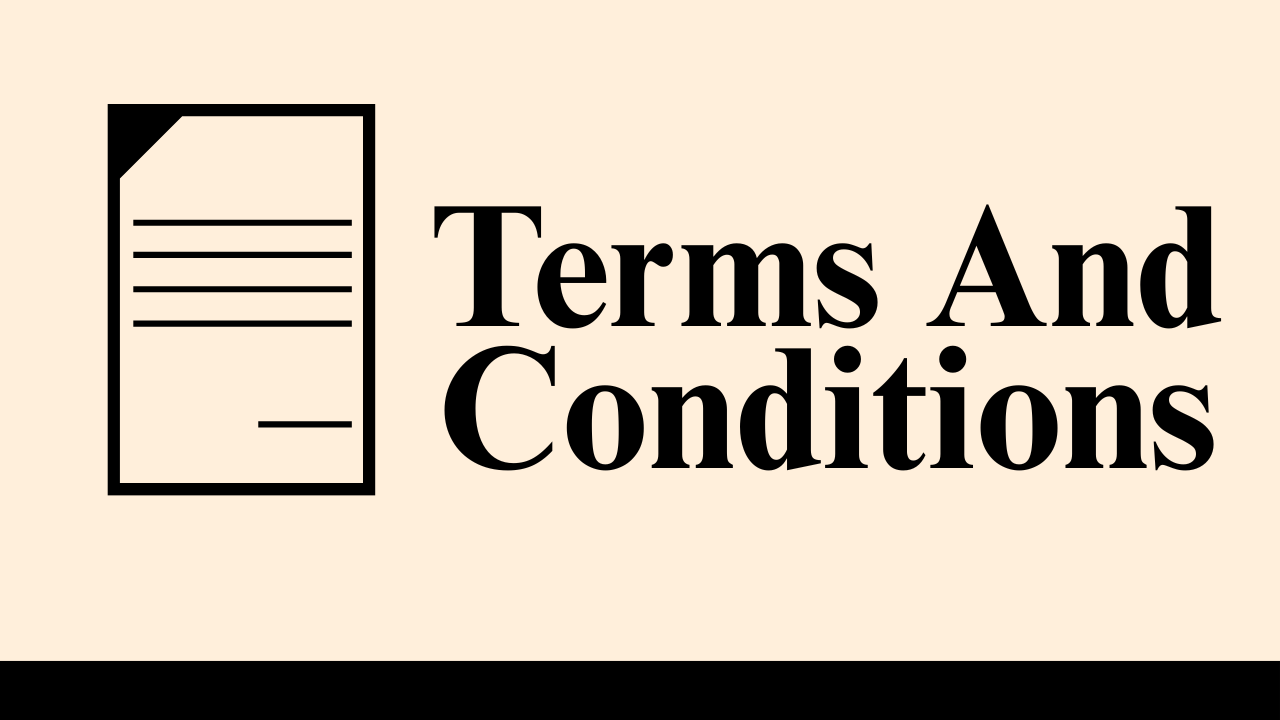 Terms And Conditions