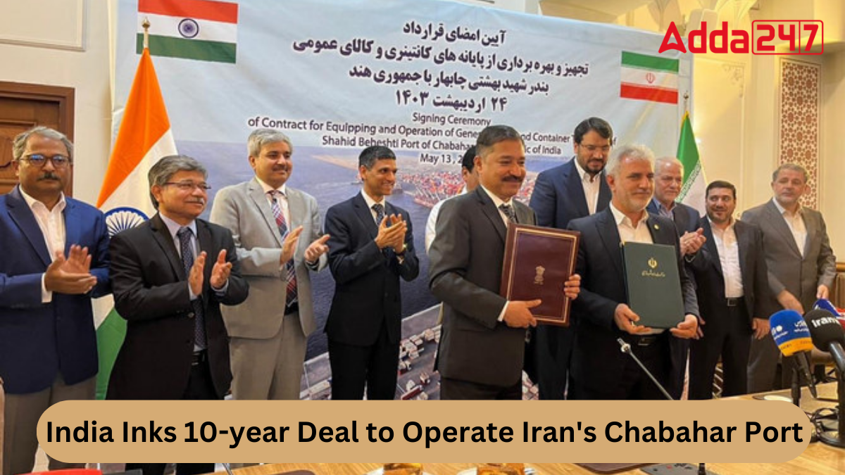 India and Iran Ink Chabahar Deal: A Strategic Leap for Regional Trade